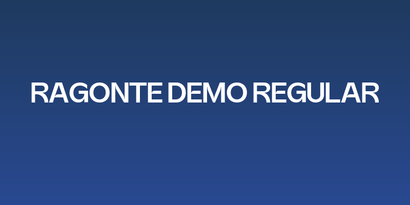Ragonte DEMO Regular Social Header