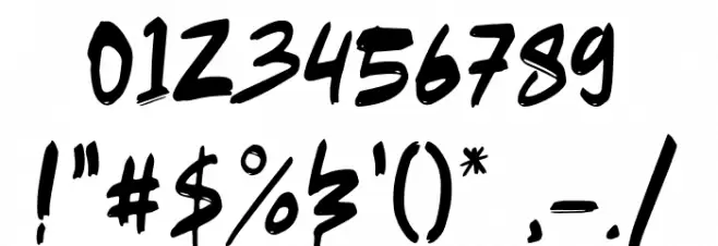 Ragsy Clean Font OTHER CHARS