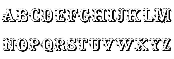 Ragtime Font LOWERCASE