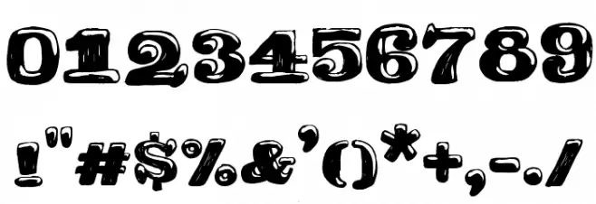 Ragtimer Font OTHER CHARS