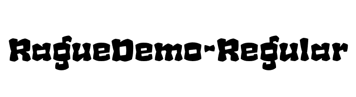 RagueDemo-Regular  Скачать бесплатные шрифты