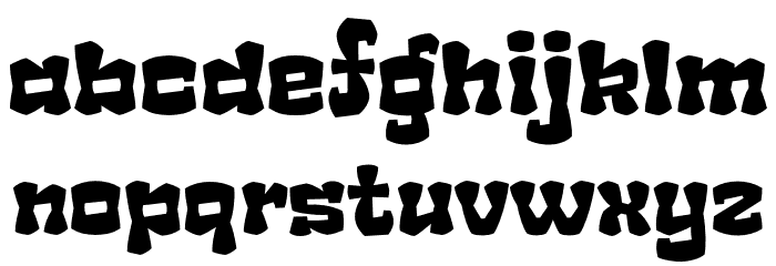 RagueDemo-Regular Font LOWERCASE