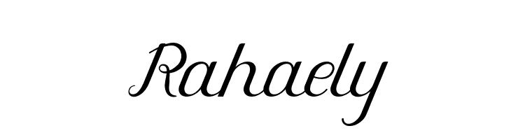 Rahaely  免费字体下载