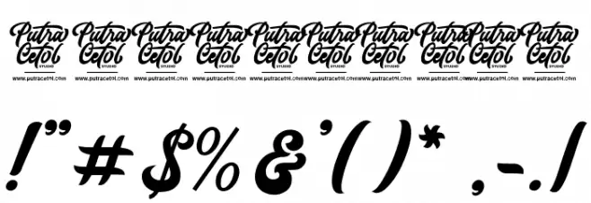 Rahardian Font OTHER CHARS