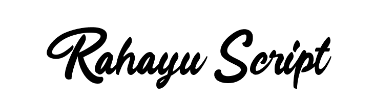 Rahayu Script  Скачать бесплатные шрифты