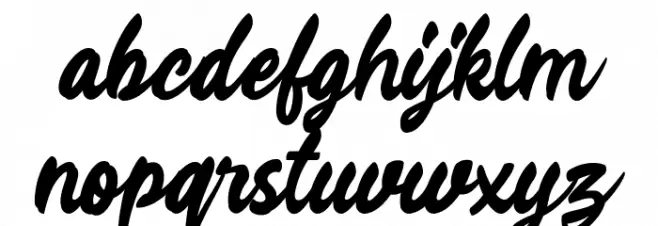 Rahayu Script Polices MINUSCULES