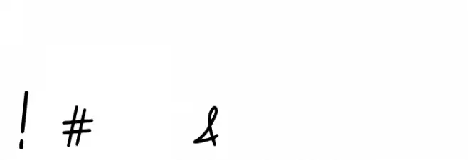 Rahayu Font OTHER CHARS