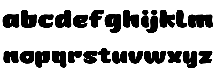 Rahido-Regular Font LOWERCASE