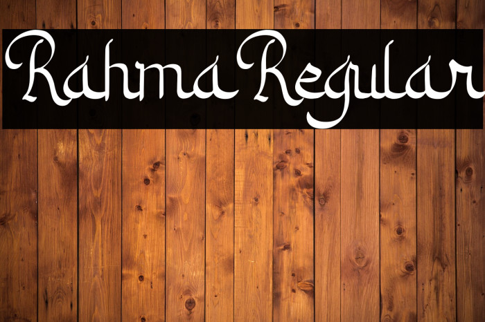 Rahma Regular Example 3