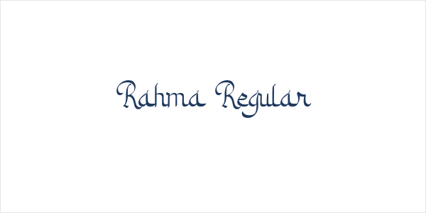 Rahma Regular Logo