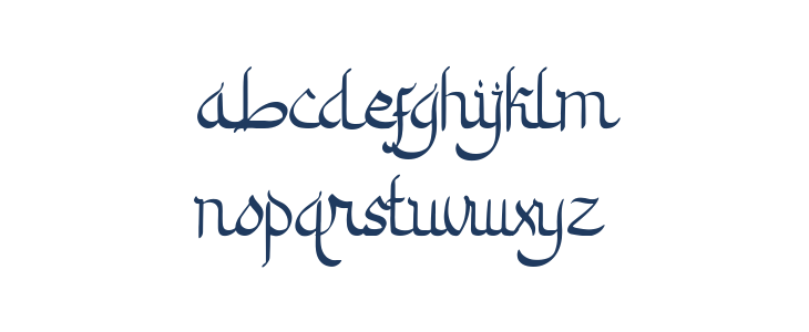 Rahma Regular Lowercase