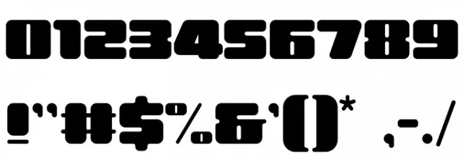 Rahovets Font OTHER CHARS