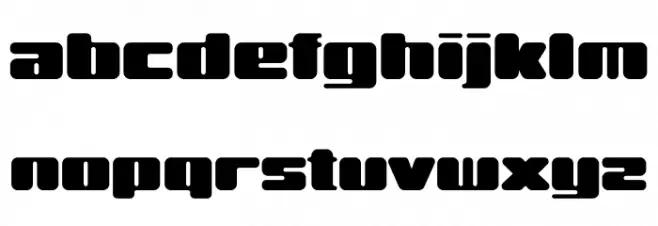 Rahovets Font LOWERCASE