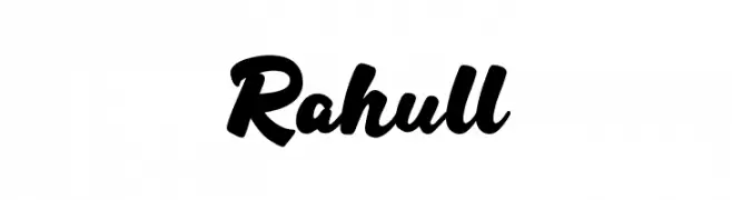 Rahull  font caratteri gratis