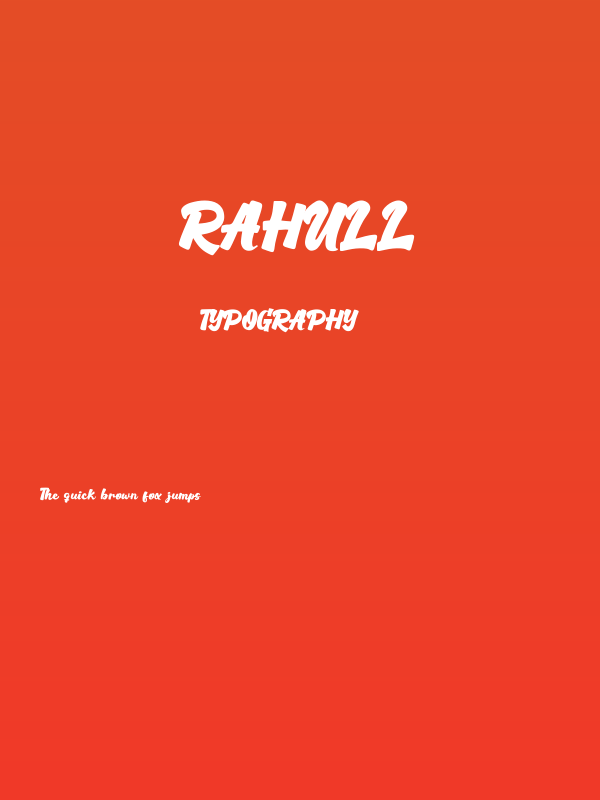 Rahull Poster