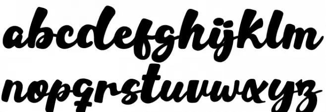 Rahull Шрифта строчной