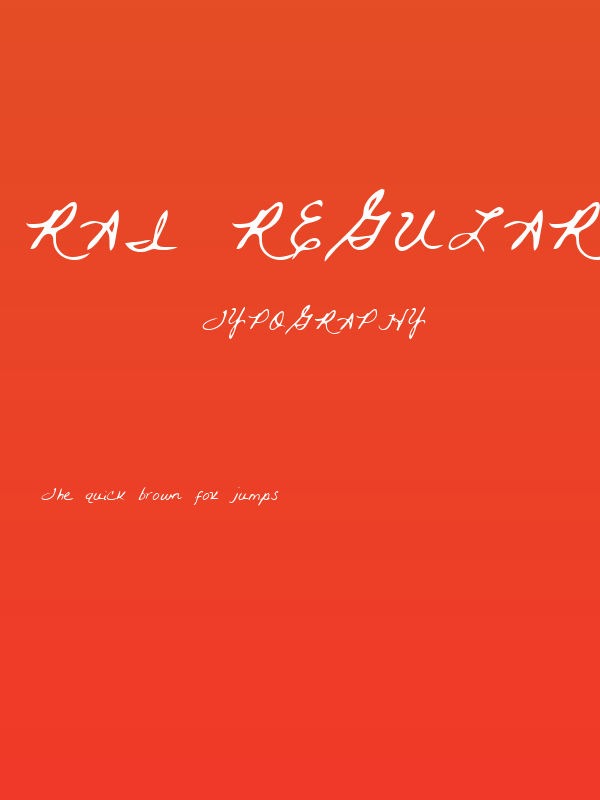 Rai Regular Poster