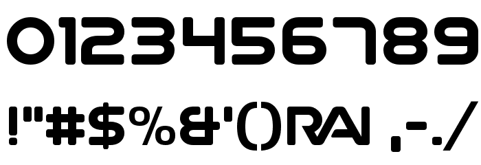 Rai Text 1983 Lowercase Font OTHER CHARS