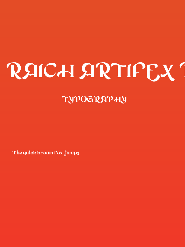 Raich Artifex Demo Poster