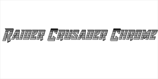 Raider Crusader Chrome Logo
