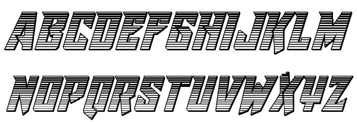 Raider Crusader Chrome Font LOWERCASE