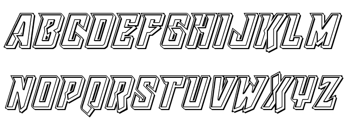 Raider Crusader Engraved Font LOWERCASE
