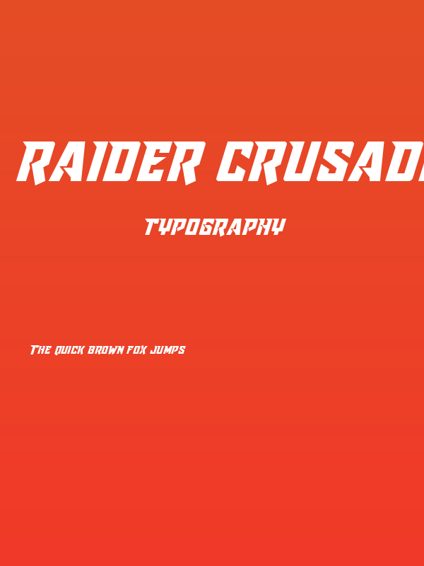 Raider Crusader Expanded Poster
