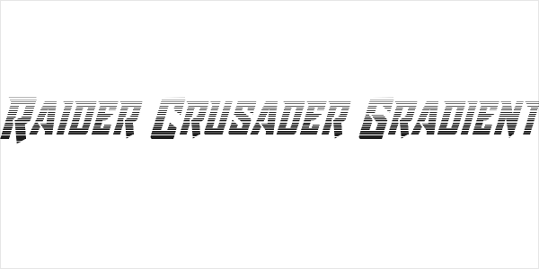 Raider Crusader Gradient Logo