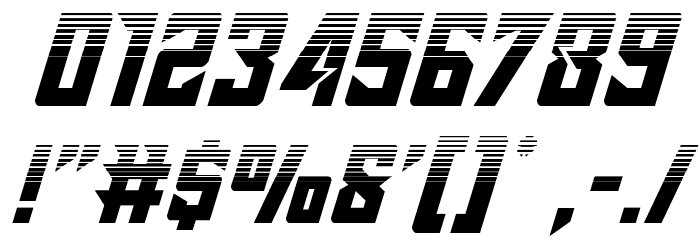 Raider Crusader Halftone Font OTHER CHARS