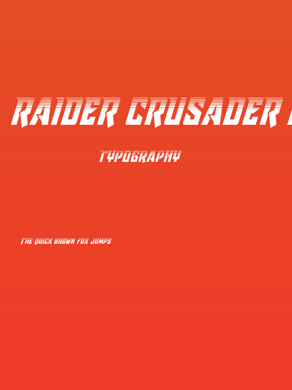 Raider Crusader Halftone Poster