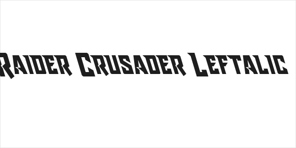 Raider Crusader Leftalic Logo