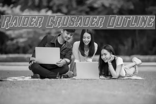 Raider Crusader Outline  examples