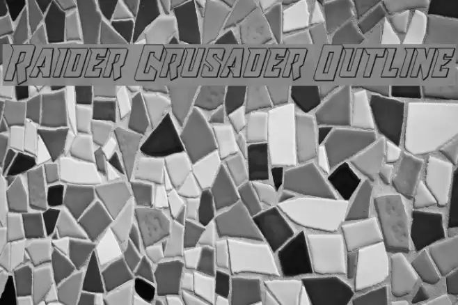 Raider Crusader Outline  examples