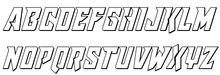Raider Crusader Outline Font LOWERCASE