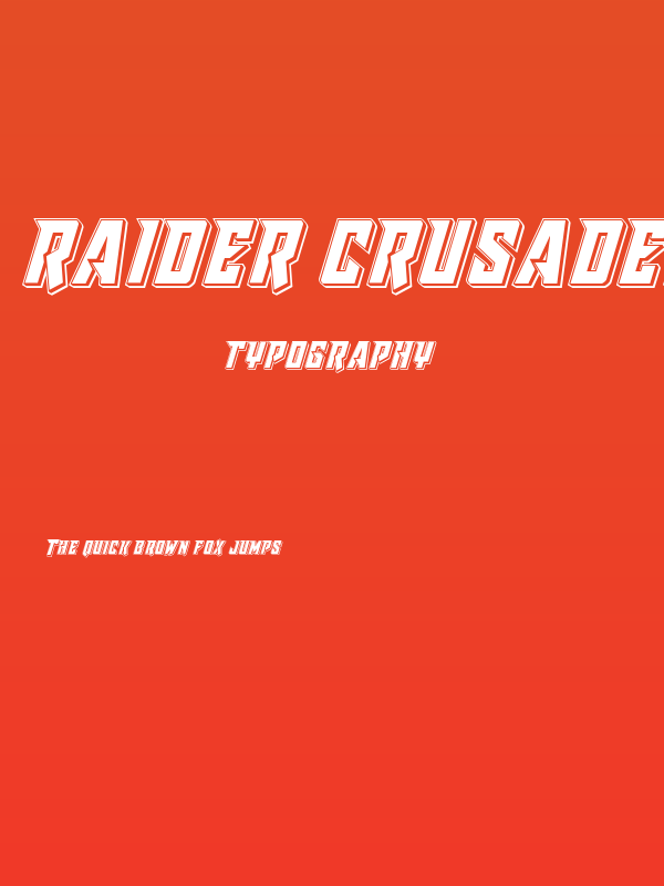 Raider Crusader Punch Poster