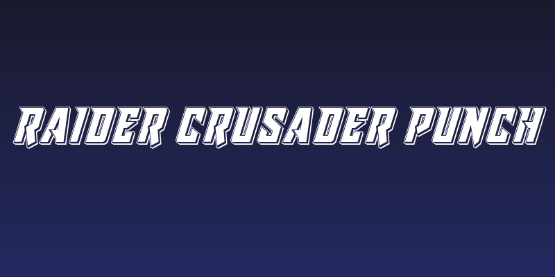 Raider Crusader Punch Social Header