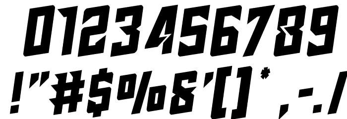 Raider Crusader Rotalic Font OTHER CHARS