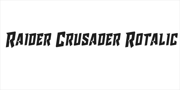 Raider Crusader Rotalic Logo