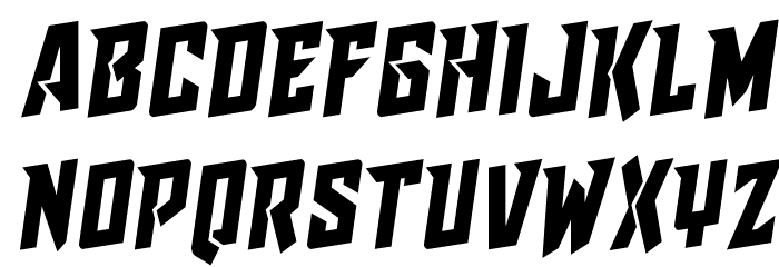 Raider Crusader Rotalic Font LOWERCASE
