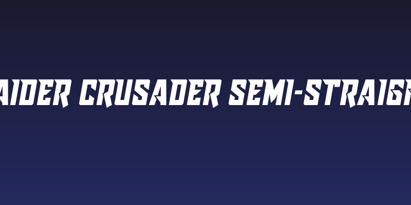 Raider Crusader Semi-Straight Social Header