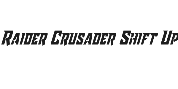 Raider Crusader Shift Up Logo