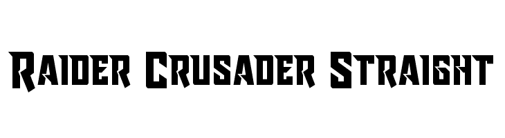 Raider Crusader Straight  Fuentes Gratis Descargar