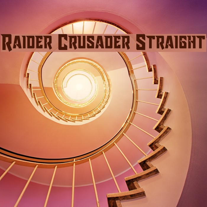 Raider Crusader Straight لخطوط تنزيل examples