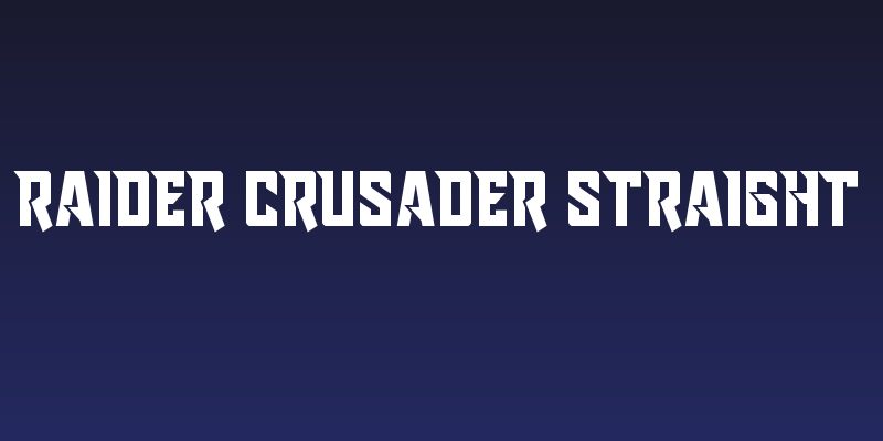 Raider Crusader Straight Social Header