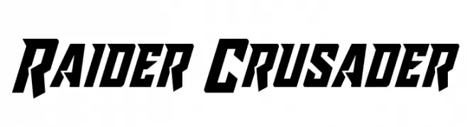 Raider Crusader  Frei Schriftart Herunterladen