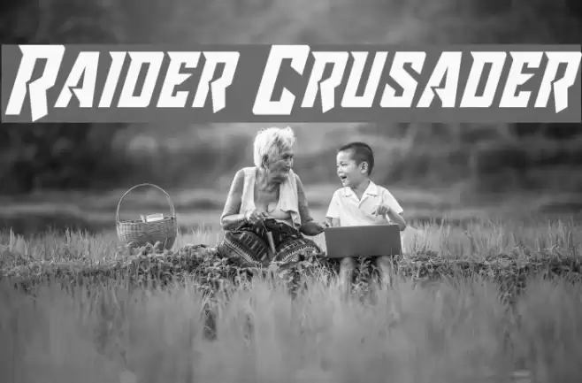 Raider Crusader Font examples