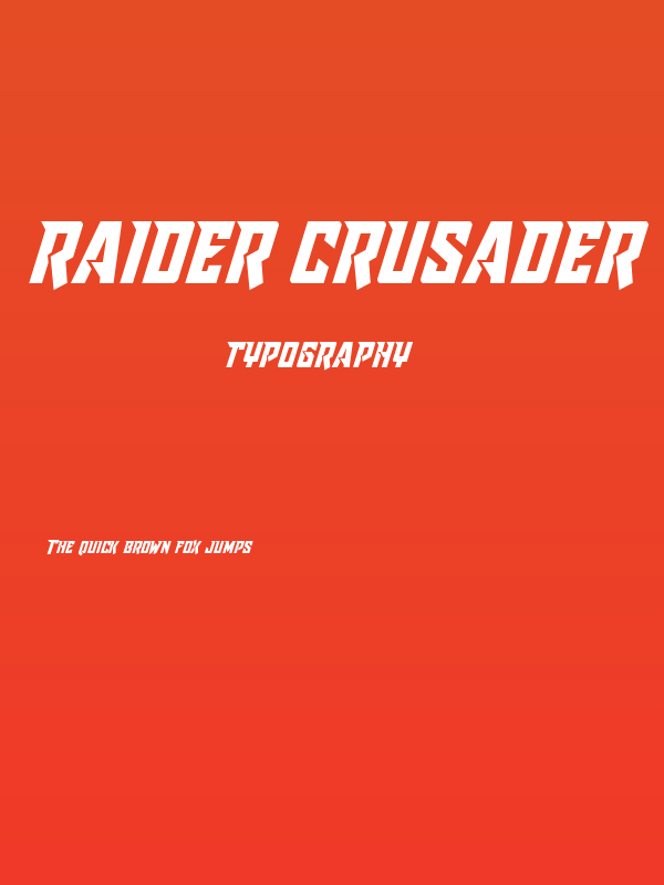 Raider Crusader Poster