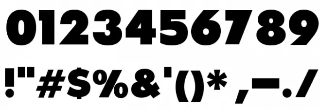 Raiderfont Font OTHER CHARS