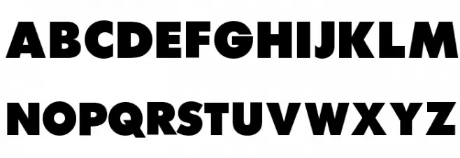 Raiderfont Font UPPERCASE