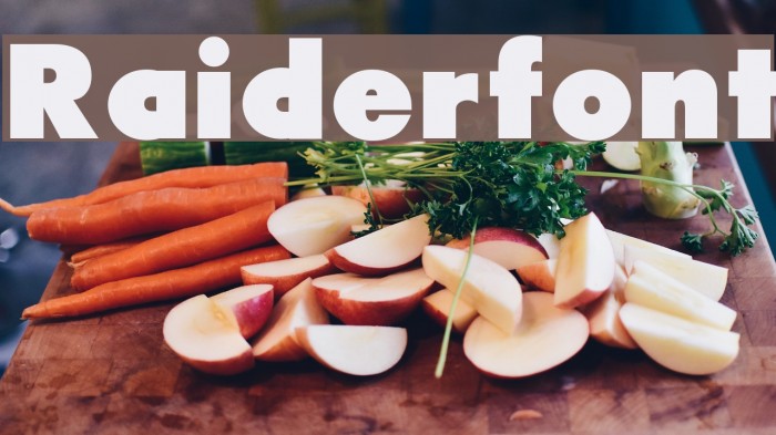 Raiderfont لخطوط تنزيل examples